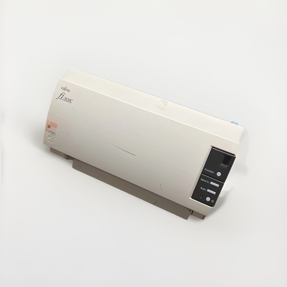 Fujitsu fi-5120c Full Color Document Duplex Scanner Feeder *No Trays* w/ Adapter